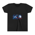 Youth Tee - "250" American Flag Eagle Design (Patriotic 4th of July Kids Shirt)