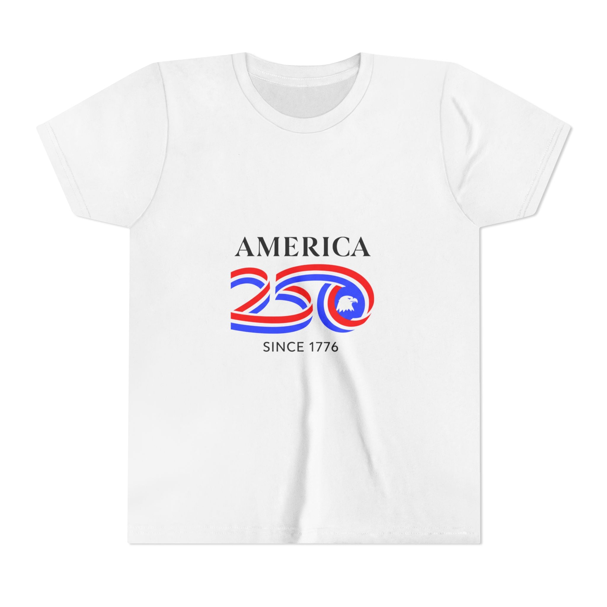 Youth Tee - "America 250 Since 1776" Patriotic 250th Anniversary Kids T-Shirt