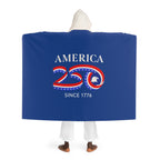 America 250 Hooded Sherpa Cozy Blanket