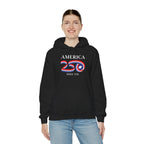 Eagle in 250 Happy Birthday USA Patriotic Pullover