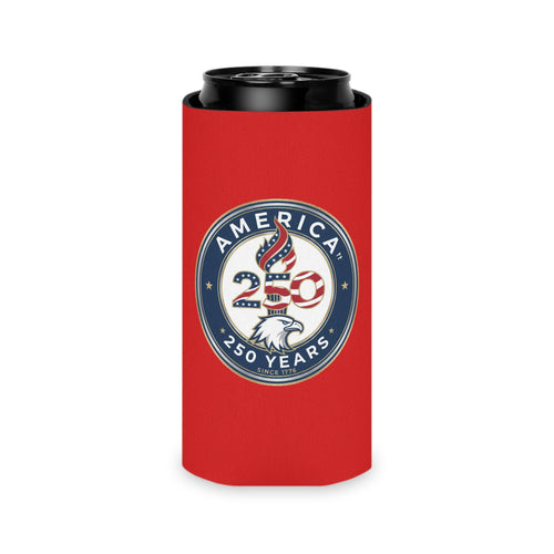 America 250 Can Cooler – Patriotic 250 Years Eagle Beer Koozie