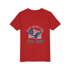 Kids' 4th of July Tee – "Happy Birthday USA" 1776-2026 Eagle & Flag