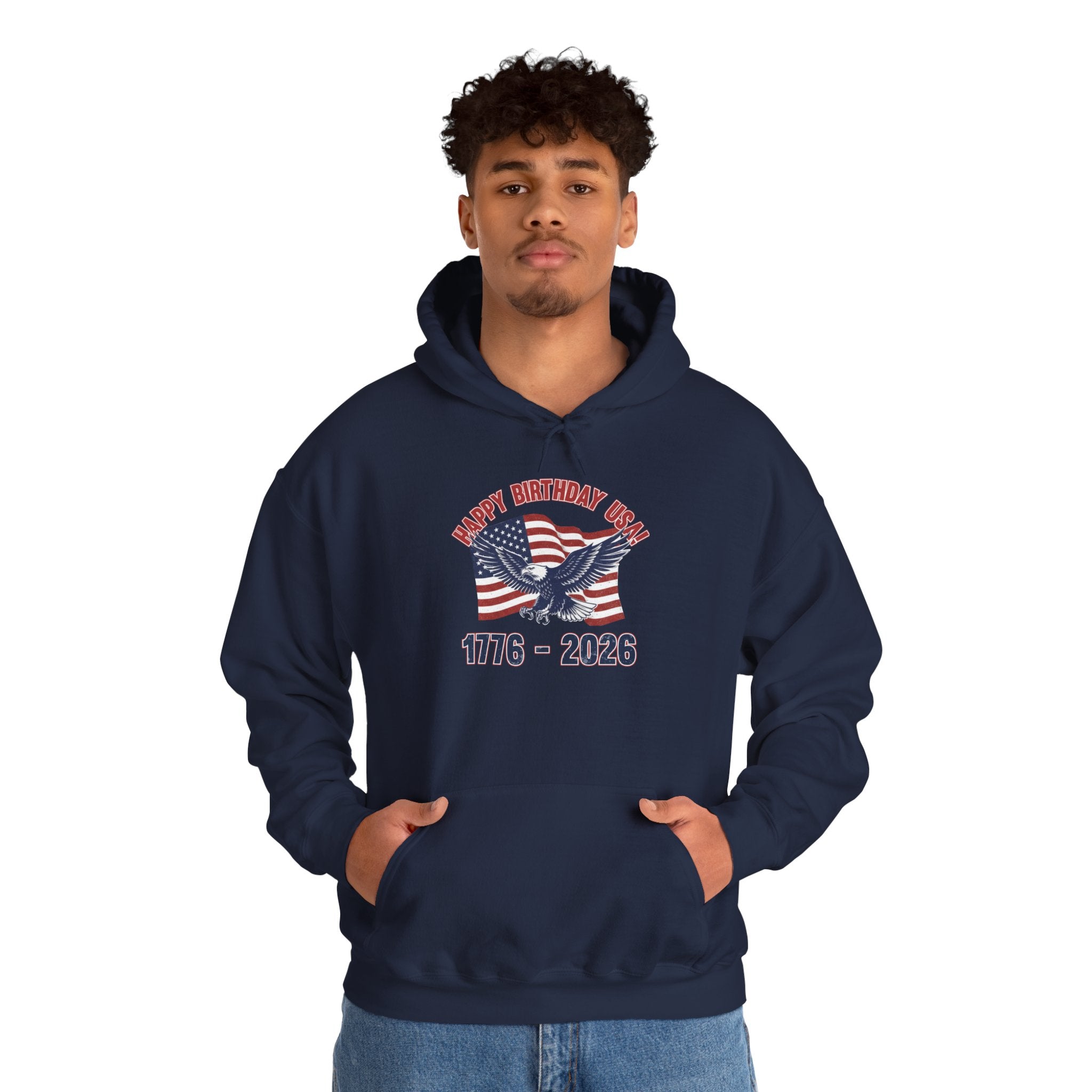 America 250 – 1776–2026 Patriotic Anniversary Pullover
